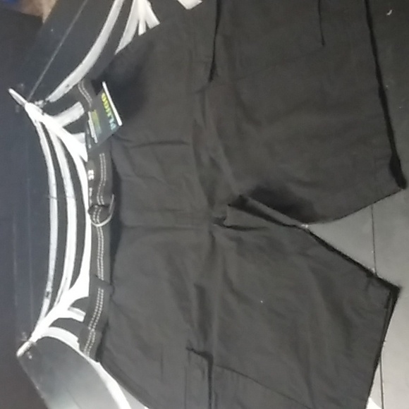 CARGO SHORTS. "PLUGG CO." SZ 32 MENS/UNISEX BLACK - Picture 6 of 9